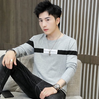 Suéter de los hombres de la primavera y el otoño coreano tendencia suéter de manga larga (7)