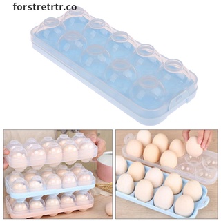 para 10 huevos titular de almacenamiento de alimentos de plástico caja de huevos refrigerador huevo caso contenedor de huevos.