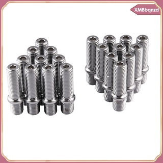20PCS M12x1.5 M12x1.5 Extended Wheel Lug Bolts Nuts Screw Converision Adapter (8)
