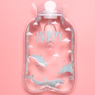 de dibujos animados botella de agua caliente mini transparente pvc botella de agua caliente inyección de agua caliente palacio cep (6)