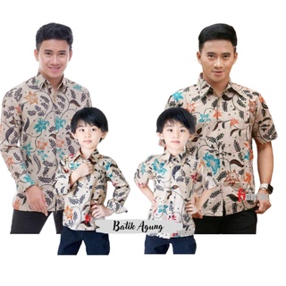 Presente familia pareja Batik uniformes/Original Premium Sarimbit Batik padre y niño familia conjuntos (ART. 6039)