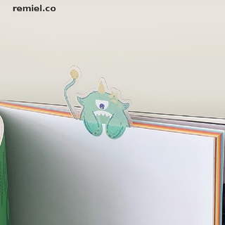 [remiel] marcador de pequeño monstruo lindo marca de dibujos animados página creativo estudiantes papelería [co]