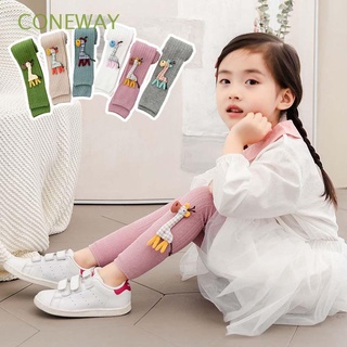 CONEWAY Soft knitted Pantyhose Autumn Cotton Tights Children's Legging Cropped Trousers Stretchy Toddler Spring Warm Deer Girls Leggings/Multicolor