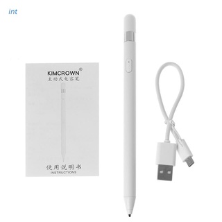 int Lápiz Capacitivo Portátil Micro USB Carga Pantalla Táctil Para iPhone iPad iOS Teléfono Android Windows Sistema Tablet