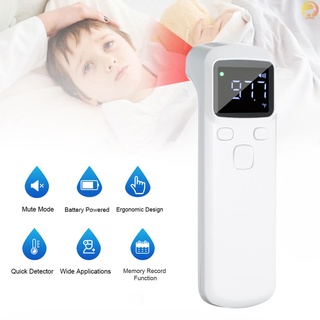 F&H sin contacto sin contacto IR Sensor infrarrojo frente termómetro cuerpo medición de temperatura LCD Digital unidad de pantalla intercambiable baterías accionadas zumbador alarma silencio ajuste portátil para bebé niños adultos