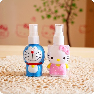 Botella De Viaje De Maquillaje De Hello Kitty Contenedor Cosmético Spray Vacía Dispensador De Champú De Jabón De Perfume Portátil (2)