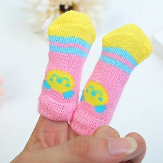 Bs calcetines de dibujos animados lindos para mascotas/calcetines suaves cómodos de algodón/calcetines antideslizantes para perros S 0928