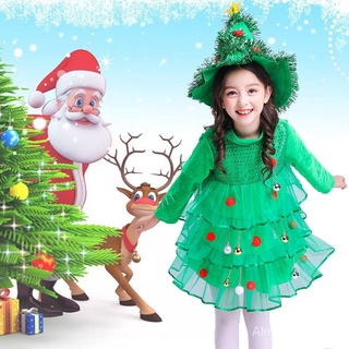 [48h Envío] Faldas De Navidad Para Niñas/Ropa Bebé/Padre/Hijo Halloween/Decoración De Elfo (6)