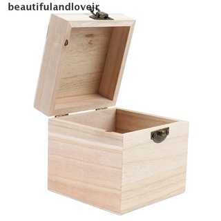 [beautifulandlovejr] caja organizadora retro de madera natural para almacenamiento de conchas