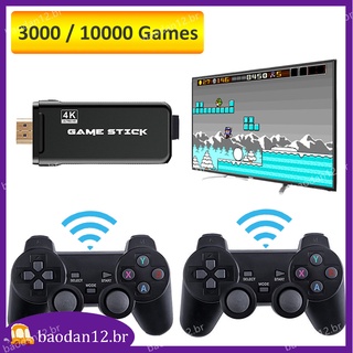 Consola de videojuegos inalámbrica 4K HDMI pantalla videojuego 10000 juegos Retro 2 Controles TV juegos