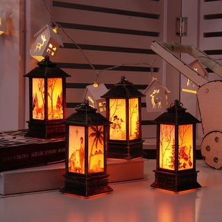 Lámpara/Vela con luz Led Portátil Para decoración navideña/papá Noel/re/anillo De luz (6)