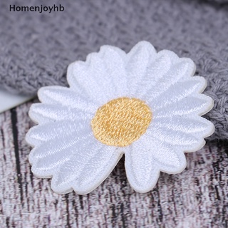 hhb> 5 piezas de sol flor margarita coser en/hierro bordado parche diy artesanía ropa apliques bien (7)