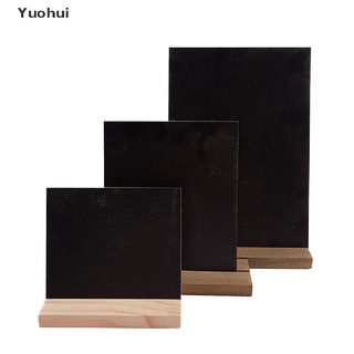 Yuohui tablero de mensajes pantalla signo Base de madera etiqueta de precio pizarra negra Memo Bar MY
