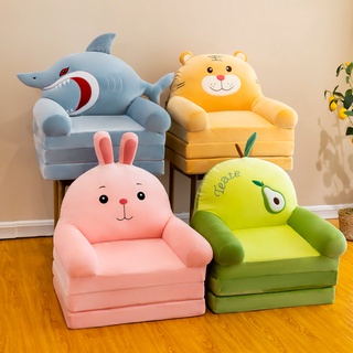 los niños sofá niña princesa lindo de dibujos animados plegable silla niño perezoso asiento mini silla de bebé kindergarten