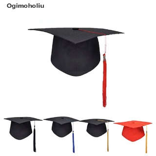 Ogimoholiu - gorra para graduación académica, diseño de mortero, con borla, accesorio de fiesta, regalos