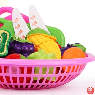29 unids/set únicos niños niños corte frutas verduras alimentos juego juguetes de cocina