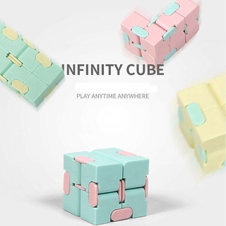 Cubo Mágico Fidget juguetes De descompresión De alivio De estrés Fidget Infinity Cube rompecabezas juguetes Para niños y Adultos (1)