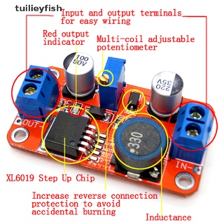Tuilieyfish 5A DC-DC step up power module boost volt converter 3.3V-35V to 5V 6V 9V 12V 24V CO
