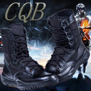 Cqb ultraligero botas de combate al aire libre botas militares del ejército de los hombres botas tácticas al aire libre senderismo combate Swat Boot Kasut tentera antideslizante zapatos de entrenamiento (4)