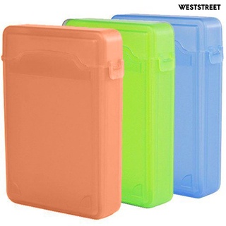 Weststreet caja de protección a prueba de polvo confiable peso ligero disco duro caso de almacenamiento (9)