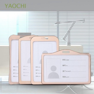 Yaochi funda De tarjeta De identificación/clip De Metal/Vertical/puerta-
