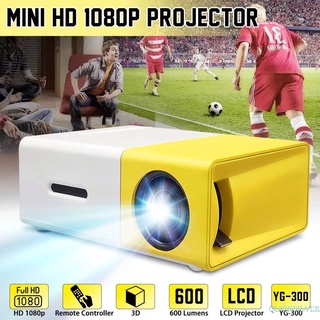 QUICKSILVER Mini proyector De LED 1080P HD HDMI USB AV TF reproductor multimedia Portátil