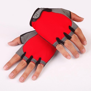 eyour guantes de medio dedo unisex delgados transpirables para ciclismo/fitness/escalada