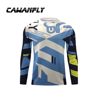 Cawanfly nueva camiseta transpirable de Motocross motocicleta Dirt Bike equitación BMX MTB MX ATV Downhill Racing camisa