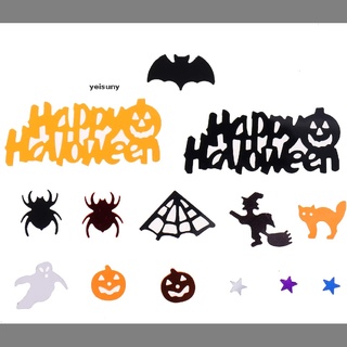 [yei] halloween confeti fiesta de halloween plástico confeti purpurina colorido calabaza spi 586co