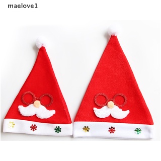 [maelove1] 1pcs sombrero de navidad santa claus led luz intermitente disfraz decoración de fiesta [maelove1] (7)