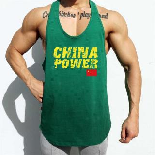 china power mens malla fitness ropa gimnasio stringer tank top hombres culturismo chaleco entrenamiento singlets running camisa sin mangas