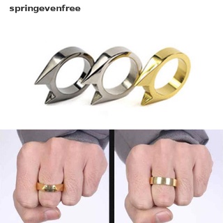 spef - anillo de hebilla de dedo para oreja de gato, antigolpes, protección al aire libre, punk
