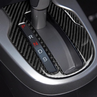 Adecuado para Honda Fit/Jazz fibra de carbono central de control engranaje interior marco decoración pegatinas accesorios de modificación del coche (2014-2018)