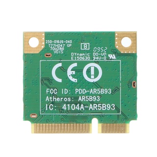 LIDU1 AR5B93 AR9283 Media Altura Mini PCI-E Inalámbrico Wlan WiFi Tarjeta 300Mpbs Para Atheros (2)