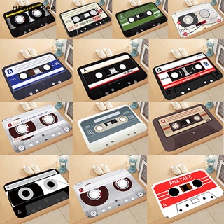 grouptree retro cassette cinta de música alfombrilla de suelo opción múltiple divertida puerta de entrada mat co