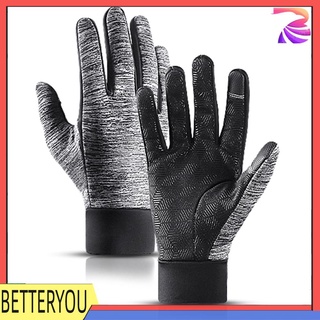 betteryou - guantes impermeables para ciclismo al aire libre, pantalla táctil, esquí, color gris