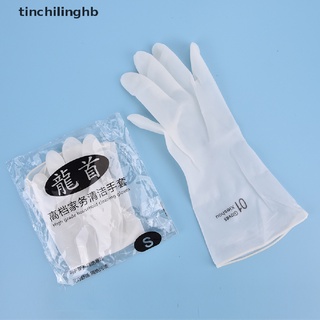 [tinchilinghb] 1 par de guantes de silicona para lavar platos, limpieza duradera, guantes de goma finos [calientes]