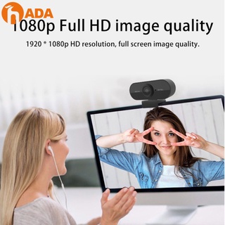 ✅ADA 360-degree rotatable camera Computer network camera 1080P HD USB conference camera Live online class Webcam beautyy5