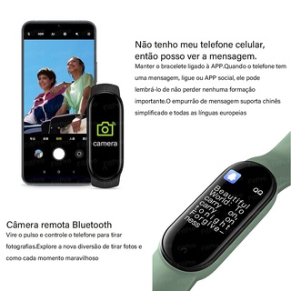M5 Smartwatch Bluetooth 4.2 monitor De Frecuencia Cardíaca/Rastreador De fitness (7)
