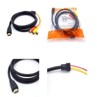 【shenshen】HDMI-compatible To AV HDMI-compatible To 3RCA Audio Video Cable 3RCA Cable