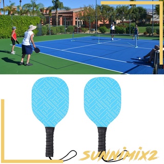 [SUNNIMIX2] Juego de 2 raquetas portátiles para deportes interiores al aire libre