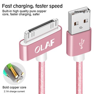 olaf - cable usb de 100 cm para iphone 4/4s, para ipad 1, 2, 3 (7)