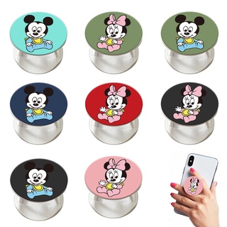 Soporte para teléfono bebé Minnie Mickey anillo soporte para iPhone 12 11 OPPO A53 2020 A72 VIVO V20 SE soporte