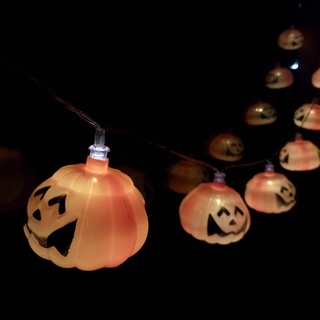 Jack-o-lanterns calabaza LED cadena de luces decoración linterna para fiesta de Halloween