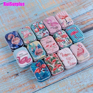 [Ruisurplus] colorido Mini caja de lata sellada tarro cajas de embalaje joyería caja de caramelo pequeño almacenamiento