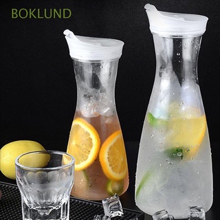 boklund resistencia a la caída jarra de jugo hogar limonada tarro botella de agua con tapa transparente barra suministros de plástico de grado alimenticio vajilla de gran capacidad carafe de agua