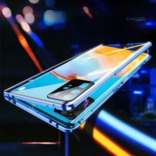 LYL Magnetic Double-side Tempered Glass Phone Case for Samsung Galaxy S20 Plus Ultra
