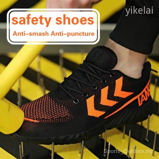 Los hombres zapatos de seguridad de acero dedo del pie zapatos Anti-aplastamiento estructura protectora de seguridad zapatos de trabajo botas de seguridad wVgx