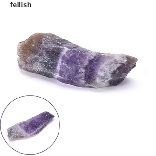[Fellish] 100g Natural Purple Amethyst Point Quartz Crystal Rough Rock Specimen Healing, 436CO