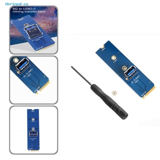 tbrinnd Adaptador Tarjeta M . 2 NGFF A USB 3.0 PCI-E X4 De Transferencia De Alta Velocidad Para Minería (1)